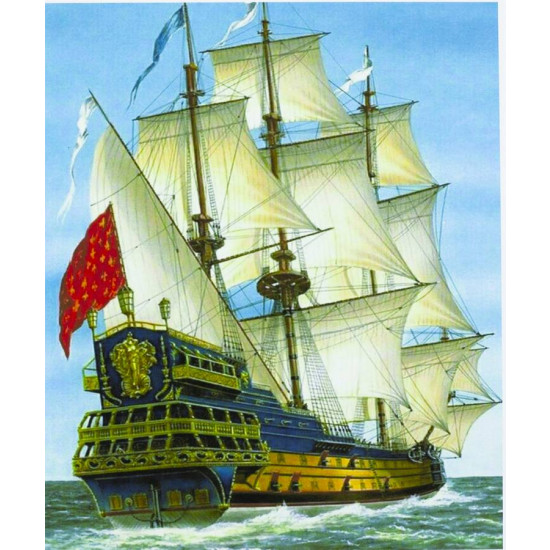 Картина за номерами "Вітрильник Сирена" 40 * 50см, крас.-акрил, кисть-3шт. (3171)