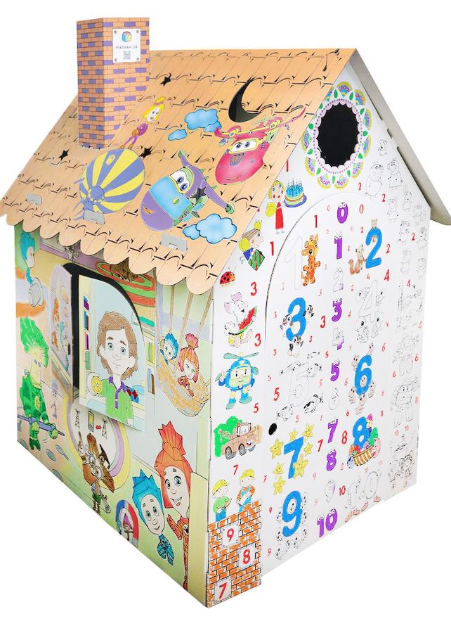 Будиночок розмальовка 101х125х81см (DR-01)