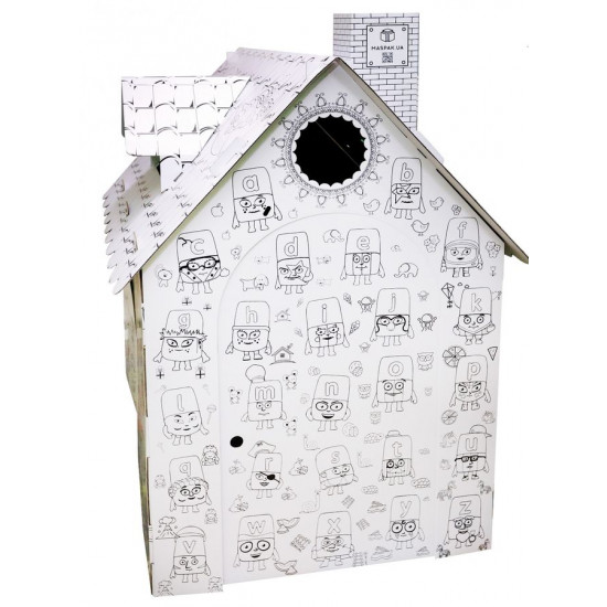 Будиночок розмальовка 101х125х81см (DR-01)