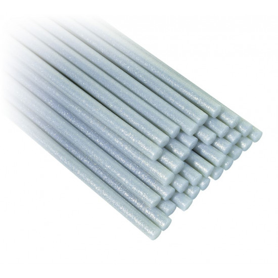 Термоклей з глітером 7мм х 20см Срібний Unison (CST07 silver-1)