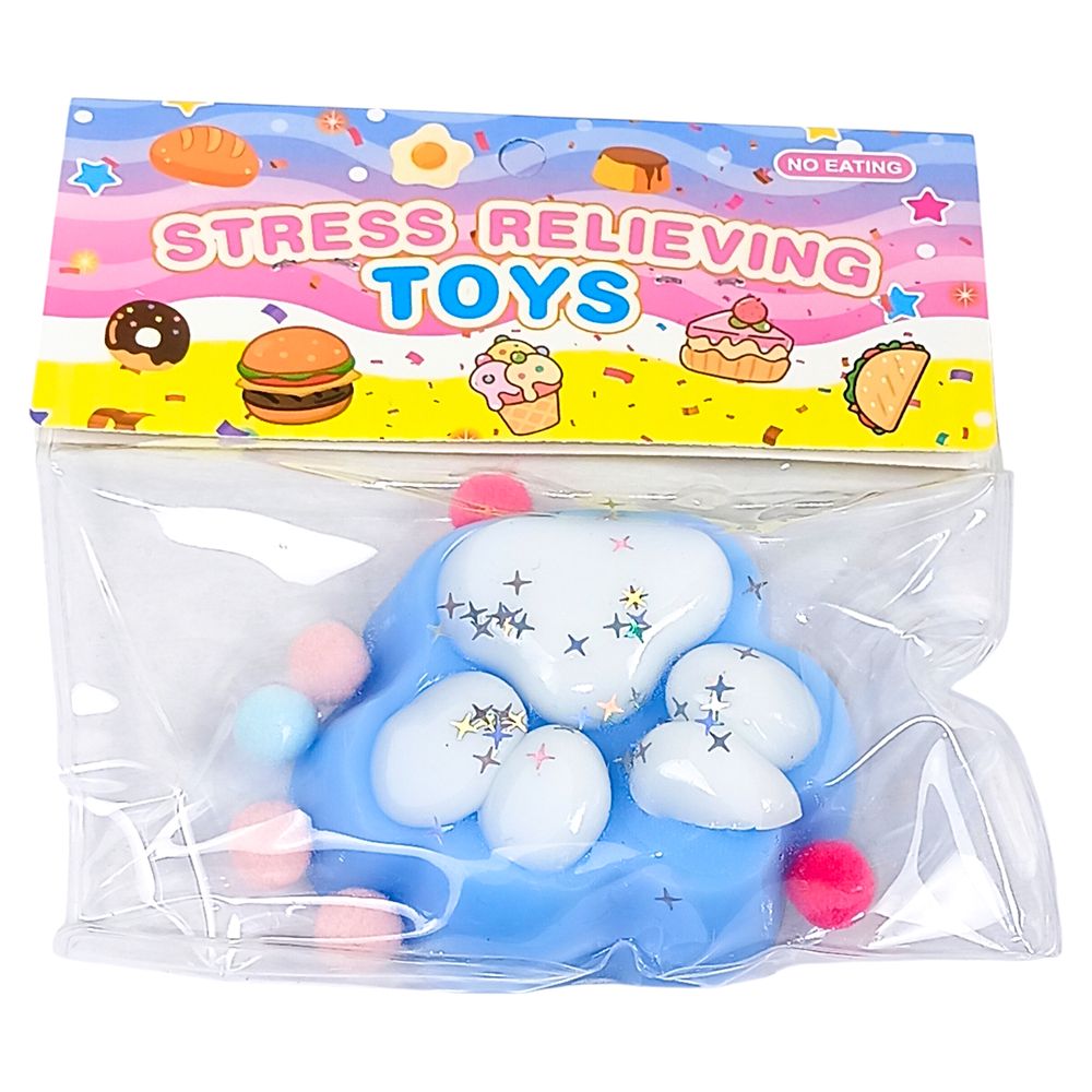 Таба сквіш антистрес  лапка блакитна (712232 blue)