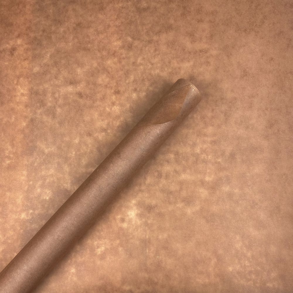 Еко -  крафт кольоровий, папір подарунковий,  0,58 х 6м,  80г Коричневий Unison (ECP010)