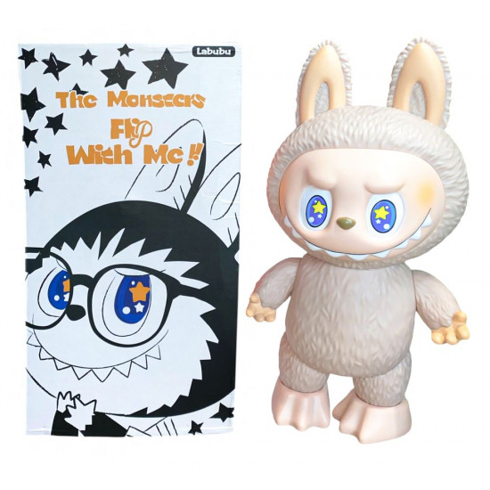 Колекційна велика фігура 40 х 20см Labubu (пластик) (TCL-053 gray)