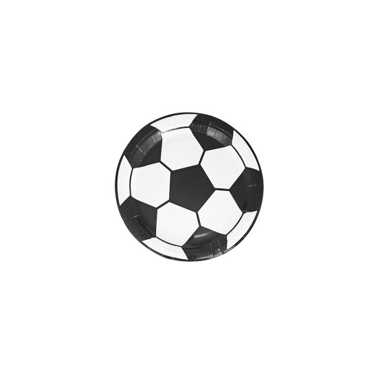 Тарілки паперові TM Pelican 18cm "Футбольний м'яч" -  10шт (871631)