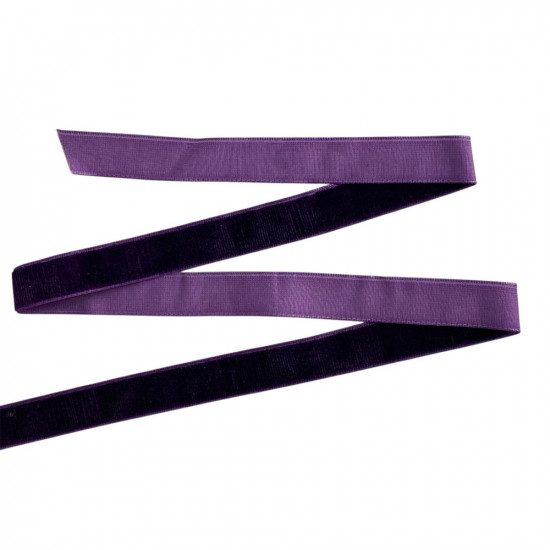 Оксамитова стрічка  1,5 см х 50 ярдів Фіолетовий Marill (D00815- 44)