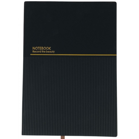 Блокнот А5, 100 аркушів, 70гр, чорний (25-73 black)