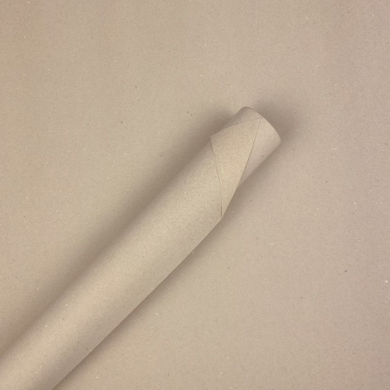 Эко - крафт цветной, бумага подарочная, 0,58 х 6м, 80г Бежевый Unison (ECP014)