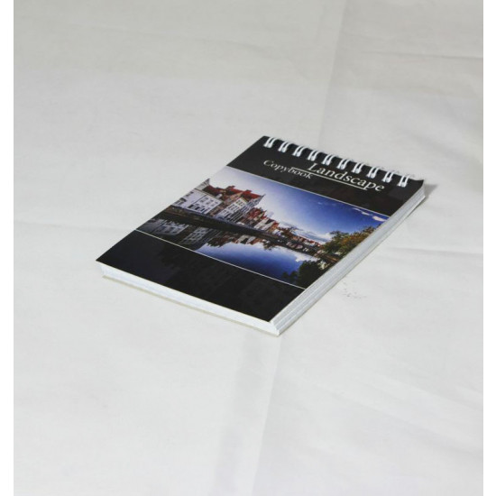 Блокнот А6, 60 аркушів верхня пружина (БСВ-60)