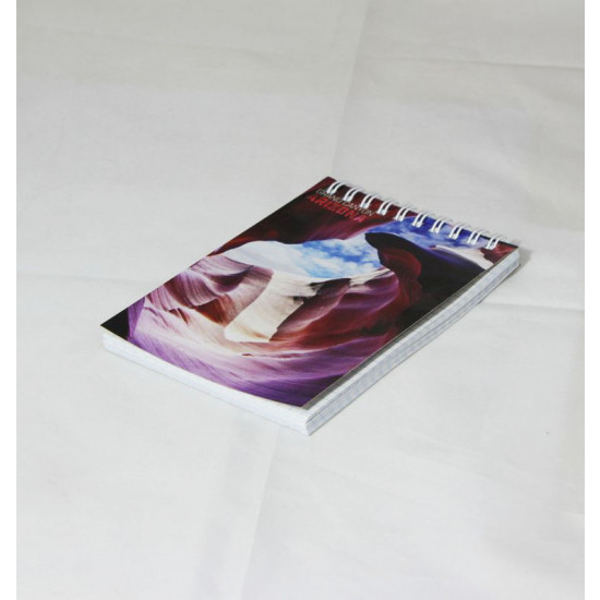 Блокнот А6, 60 аркушів верхня пружина (БСВ-60)