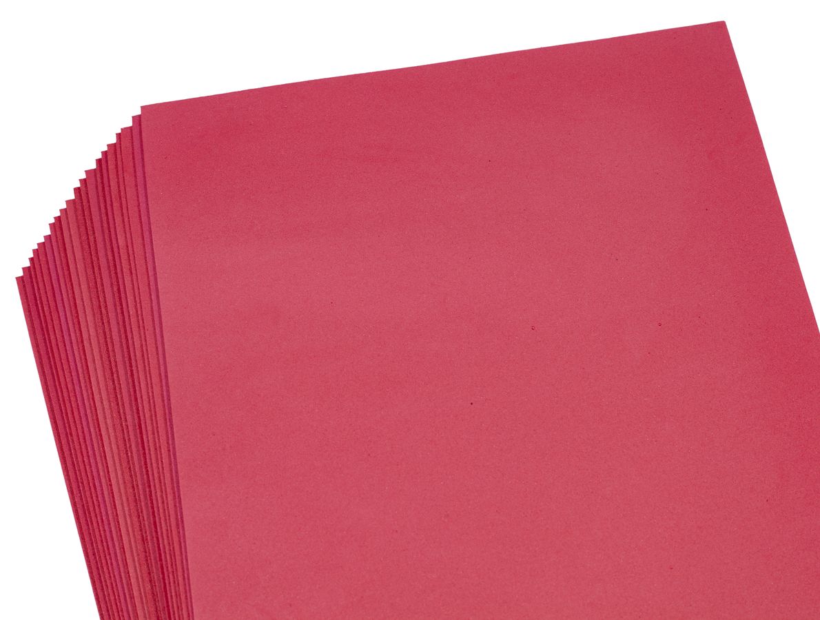 Фоаміран  1мм,  20 аркушів 20х30 - червоний Червоний Unison (7715)