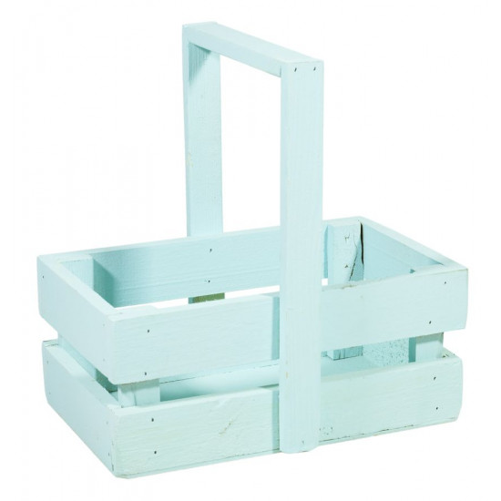 Ящик бирюза деревяный маленький BW-03 (BW-03 turquoise)