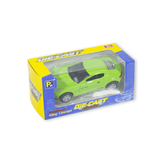 Машинки металеві 11x5x5cm 4 види, 24шт в коробці (1210-1D9)