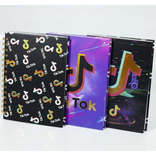 Блокнот дитячий на спіраль "ТІК ТОК" 80 г/м² клітинка Різнокольоровий Unison (1810-2)