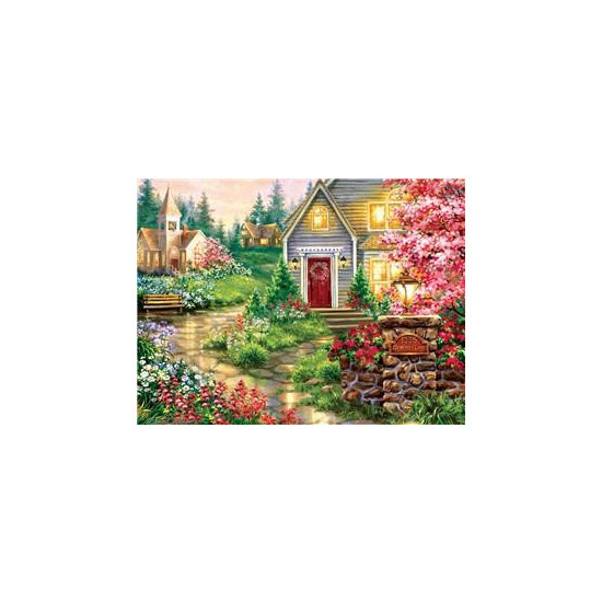 Картина за номерами "Чудовий будиночок" 40 * 50см, крас.-акрил, кисть-3шт. (8304)