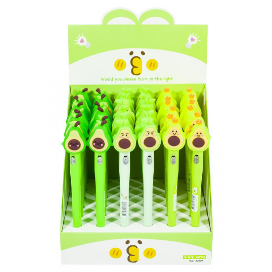 Ручка кулькова світить, в / в "Авокадо" (8239-АВ)