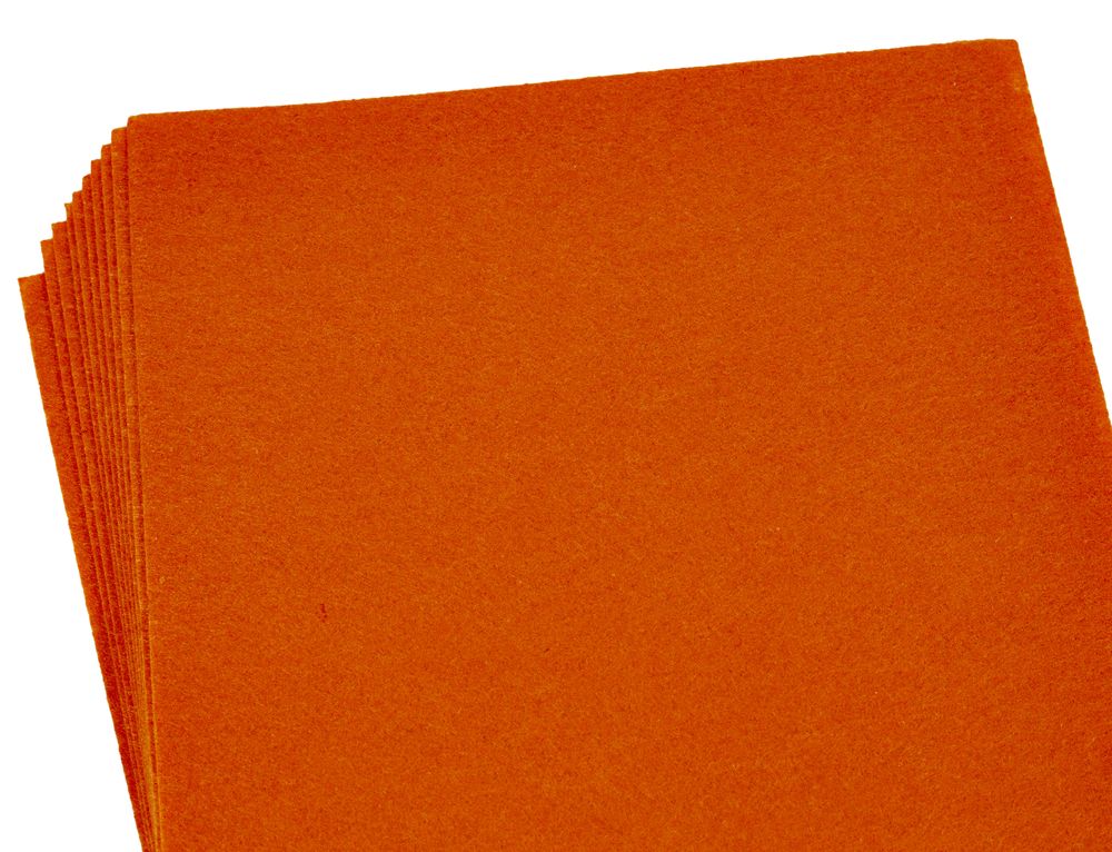 Фетр HQ170-040  20 * 30см,  10 аркушів, 1.2мм, цегляний (170HQ-040)