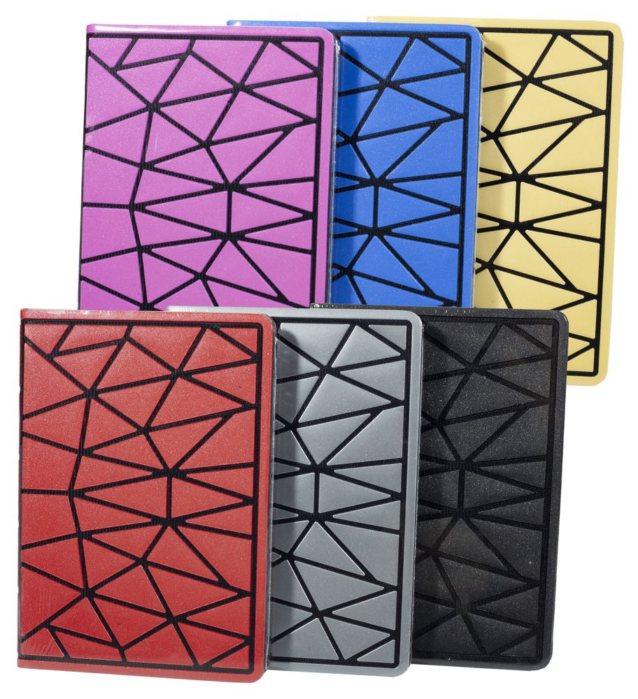 Блокнот з тримачем д / руч. А5 / 96л.к / зам "Вітраж яскравий" 14 * 21см, 80г / кв.м, 6в., Клітинка. (1901-1)