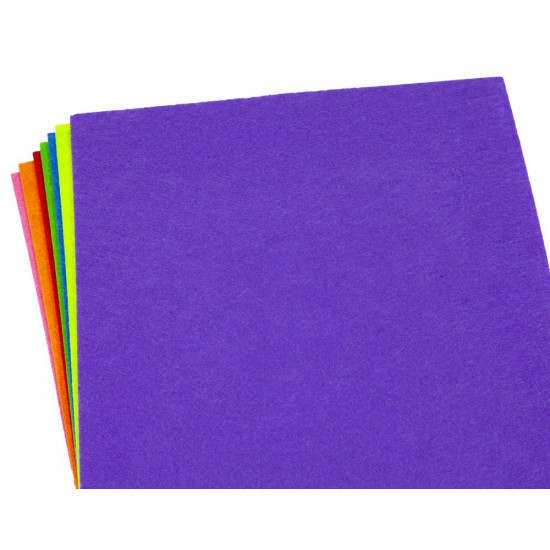 Фетр  HQ170-MIX-4  20 * 30см,  8 аркушів, 1.2мм, MIX (170HQMIX-4)