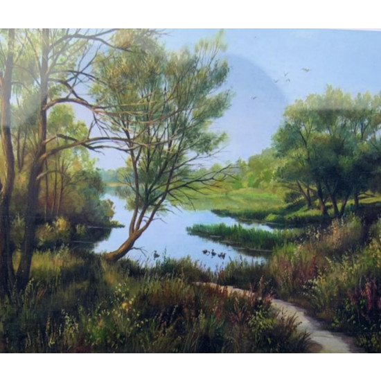 Картина за номерами "Річка" 40 * 50см, OPP, крас.-акрил, кисть-3шт. (6462EOTG_O)