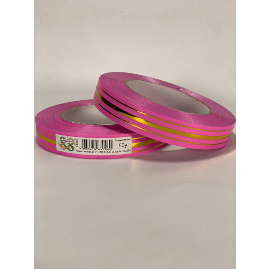Стрічка пластикова 2см х 45м Рожевий Unison (PAS20 -raspberry)