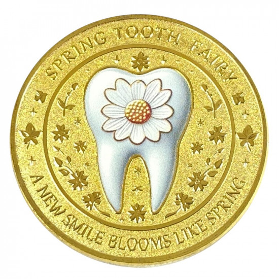 Монета-сувенір "Зубна фея", 4см у капсулі (Cs - 1022)