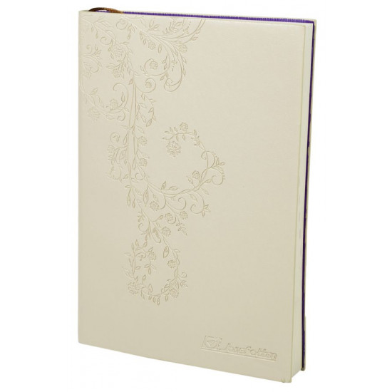 Щоденник датований за 2020рік клітина "Ліана" А5, м'який, фарб. торець, 160 аркушів, тиснення (1448-А5D)