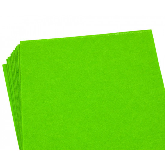 Фетр 20 х 30см, 1,2мм, 10 аркушів, зелений Зелений Unison (170HQ-053)