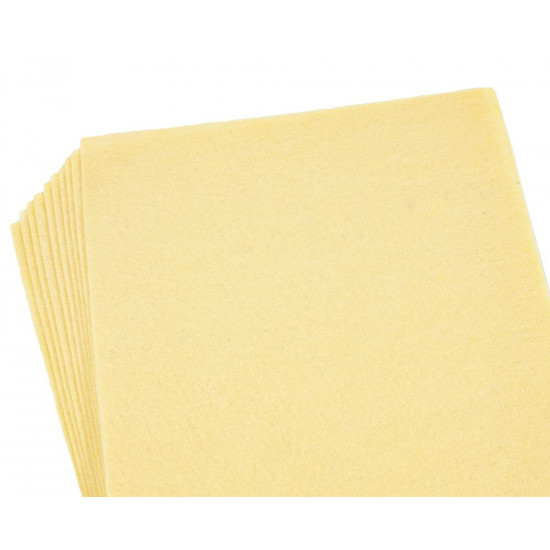 Фетр 20 х 30см, 1,2мм, 10 аркушів, темно-бежевий Бежевий Unison (170HQ-028)