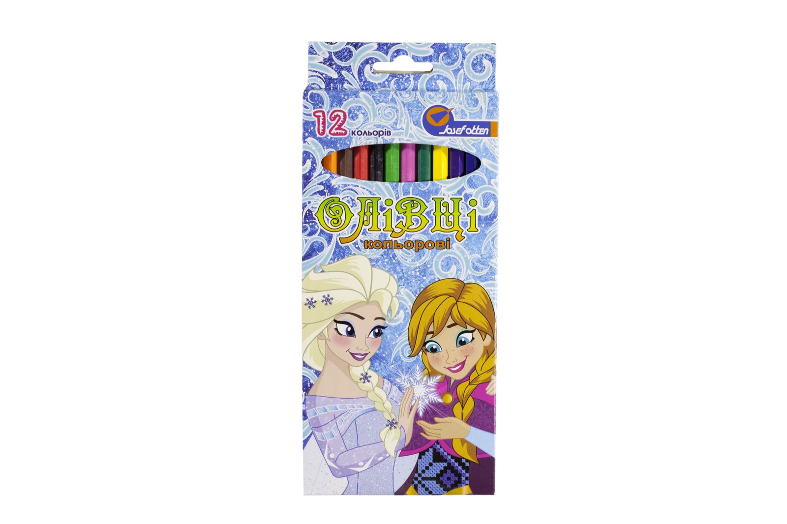 Олівці пластик. "Princess" 12 кол., В картоні, європ. J. Otten (1051AR-12)