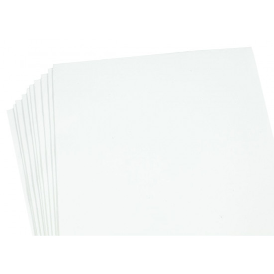 Фоаміран 2мм,  10 аркушів 20х30 - Білий (1911)