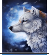 Картина за номерами "Вовк" 40 * 50см, крас.-акрил, кисть-3шт. (1 * 5) (5698)