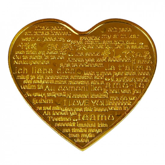 Монета-сувенір  Roses of love, 4см в капсулі (Cs - 1009)