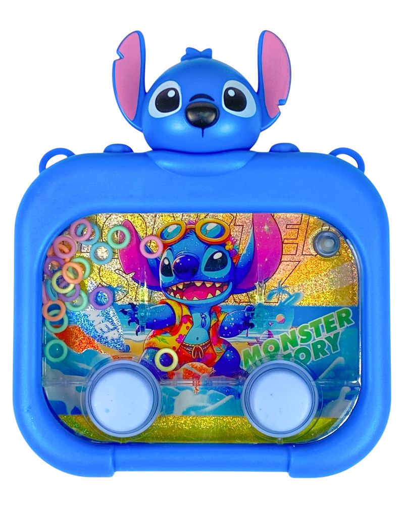 Гра водяна "Злови колечко-Стiч" дві кнопки, 4 види (639-А-4)