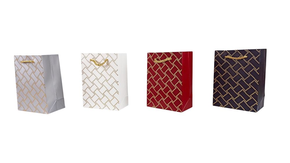 Пакет подарунковий   "Fashion" 12 х 16 х 6,2см, 210г/м2, 4 дизайни (2946-16)