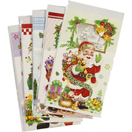 Листівки  новорічні  K93,  12х21см,  з конвертом (K93)