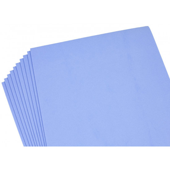 Фоаміран 2мм,  10 аркушів 20х30 - блакитний Блакитний Unison (8966)