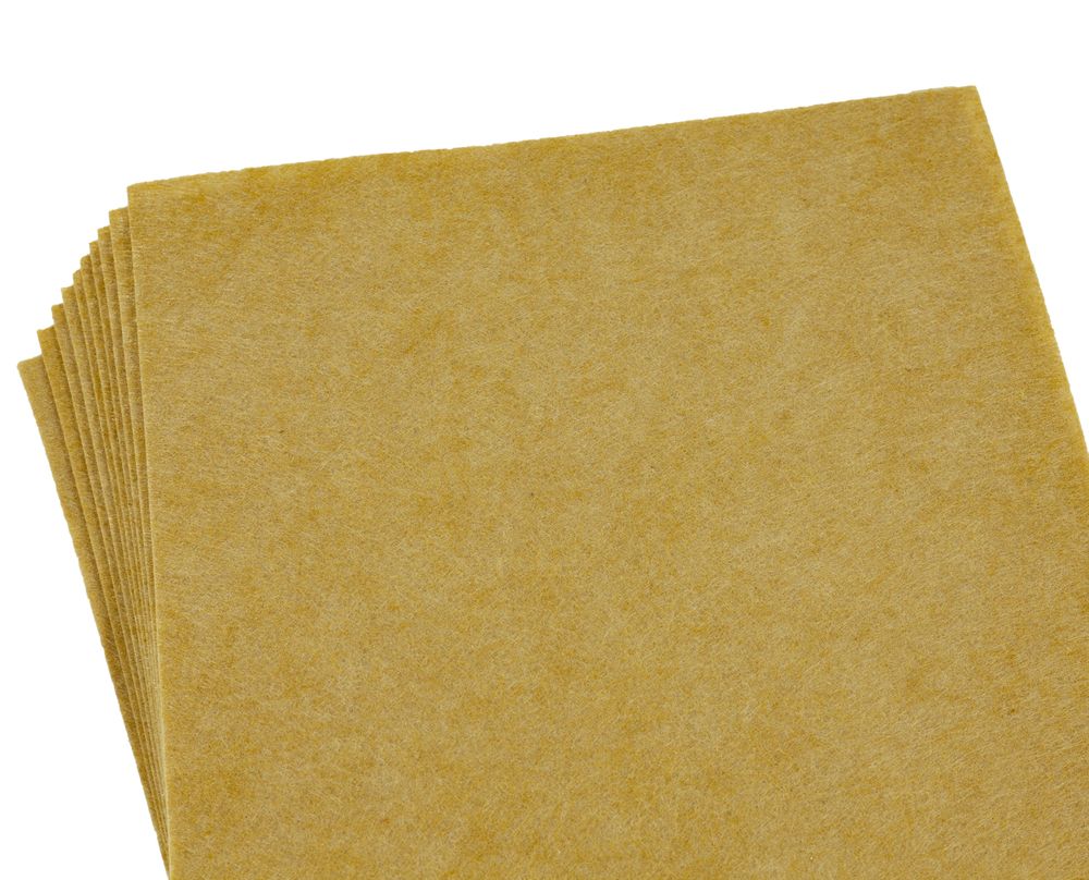 Фетр 20 х 30см, 1,2мм, 10 листов, Капучино Оранжевый Unison (170HQ-061)