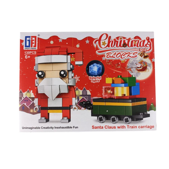 Конструктор 130 деталей "Санта з подарунками" (123-502)