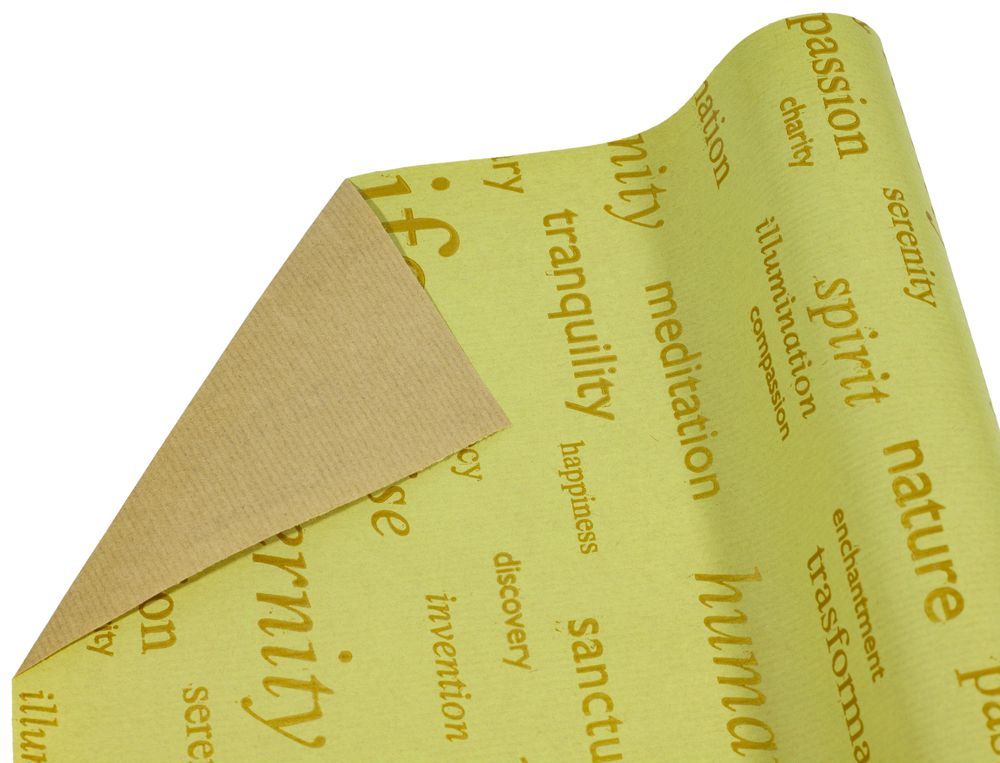 Папір пакувальний крафт-двосторонній 0,7 х 7м Зелений Unison (Пт 480.17)