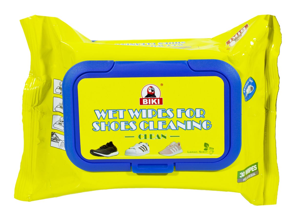 Серветки для чищення підошви кросівок, 30шт. Приємний запах Без бренду (BK5540)