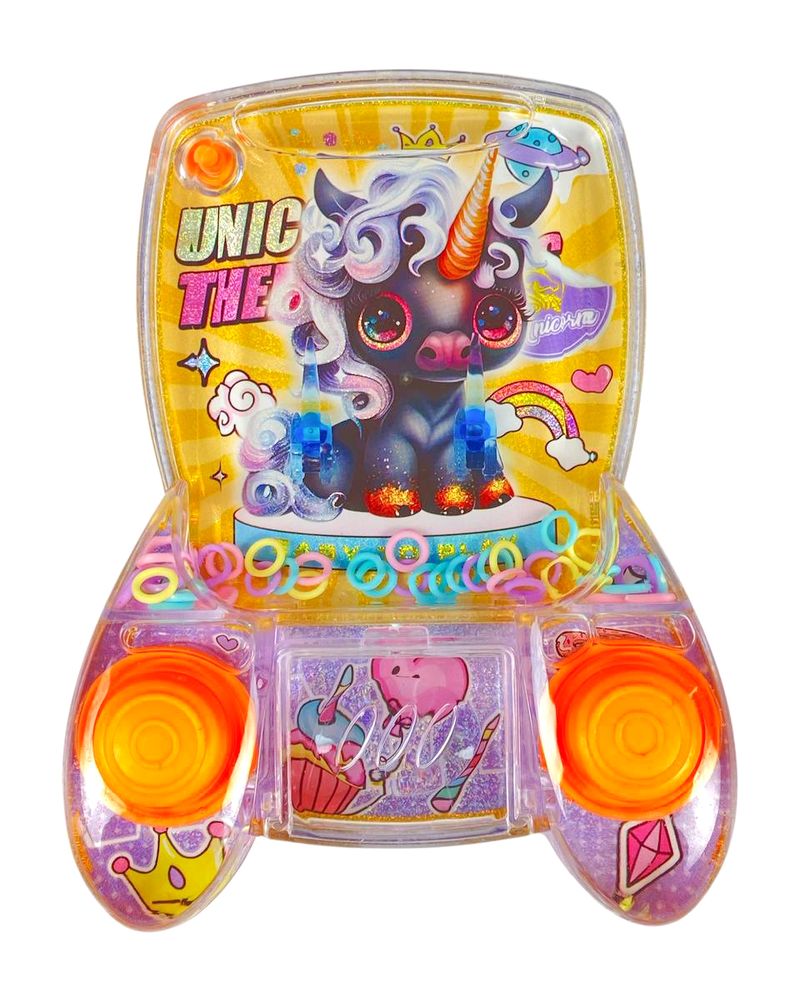 Гра водяна "Злови колечко-Єдиноріг" дві кнопки, 4 види (3938-А-U)