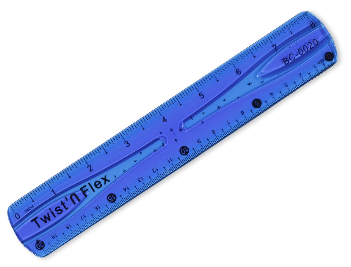 Линейка гнущаясь 20см Разноцветный Unison (BC-0020)