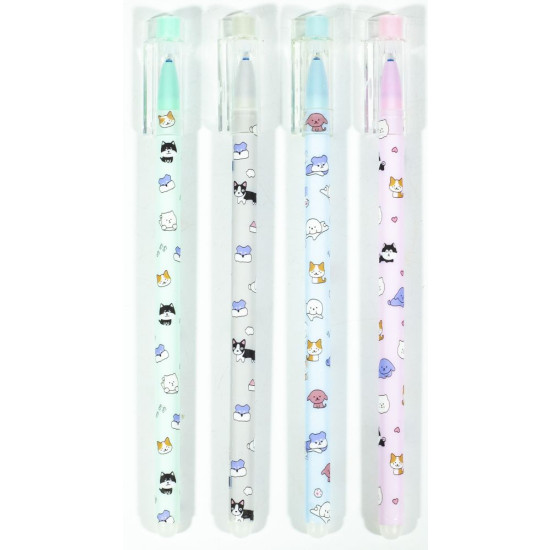 Ручка пише - стирає синя "Animals" (12шт/уп) Синій Unison (9199)