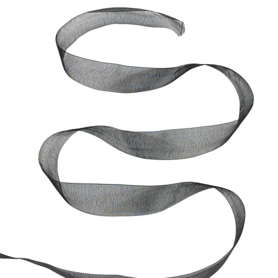 Стрічка з органзи чорна 2,0 см х 50 ярдів Чорний Marill (D02020-1039)