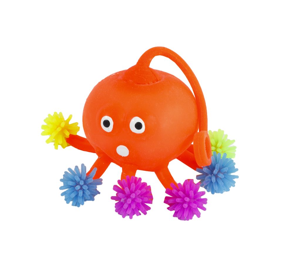 Игрушка "Антистресс" "Осьминожка" светящ. 5см, mix Unison (2149DSCN)