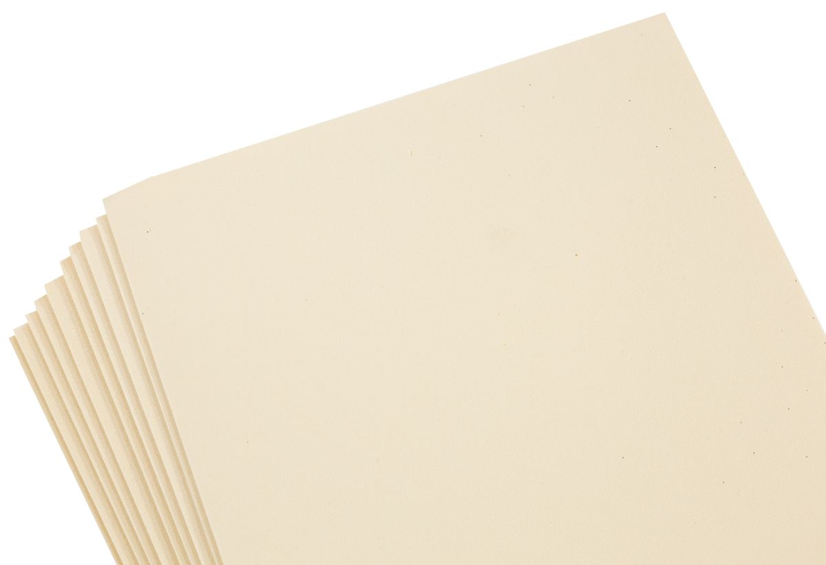 Фоамиран  бежевый - 10листов (1,8мм) (7490-18-24)