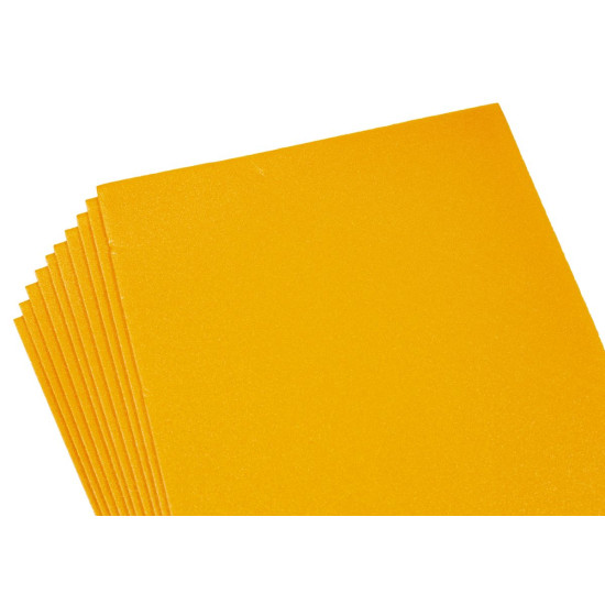 Фоамиран перламутровый 20х 30см, 2мм, 10 листов, оранжевый Оранжевый Unison (8992)