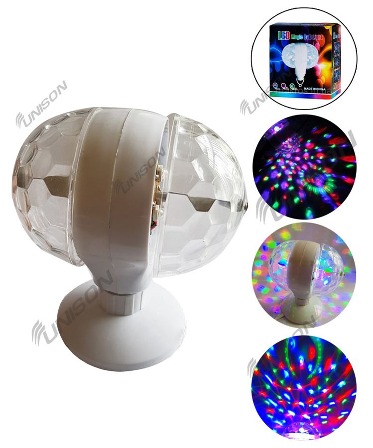 ЛАМПОЧКА (Звездное небо), двусторонняя Разноцветный Unison (1860-0813)