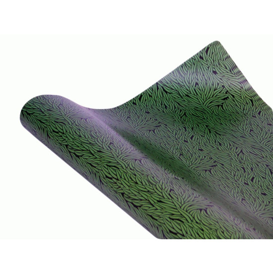 Папір подарунковий офсетний 50г, зелена травичка; 1000х700 (10 аркушів) Чехія (PCZ10070-10-33)