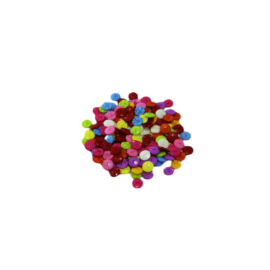 Пуговица декоративная 15мм 25шт Разноцветный Unison (24-JH)